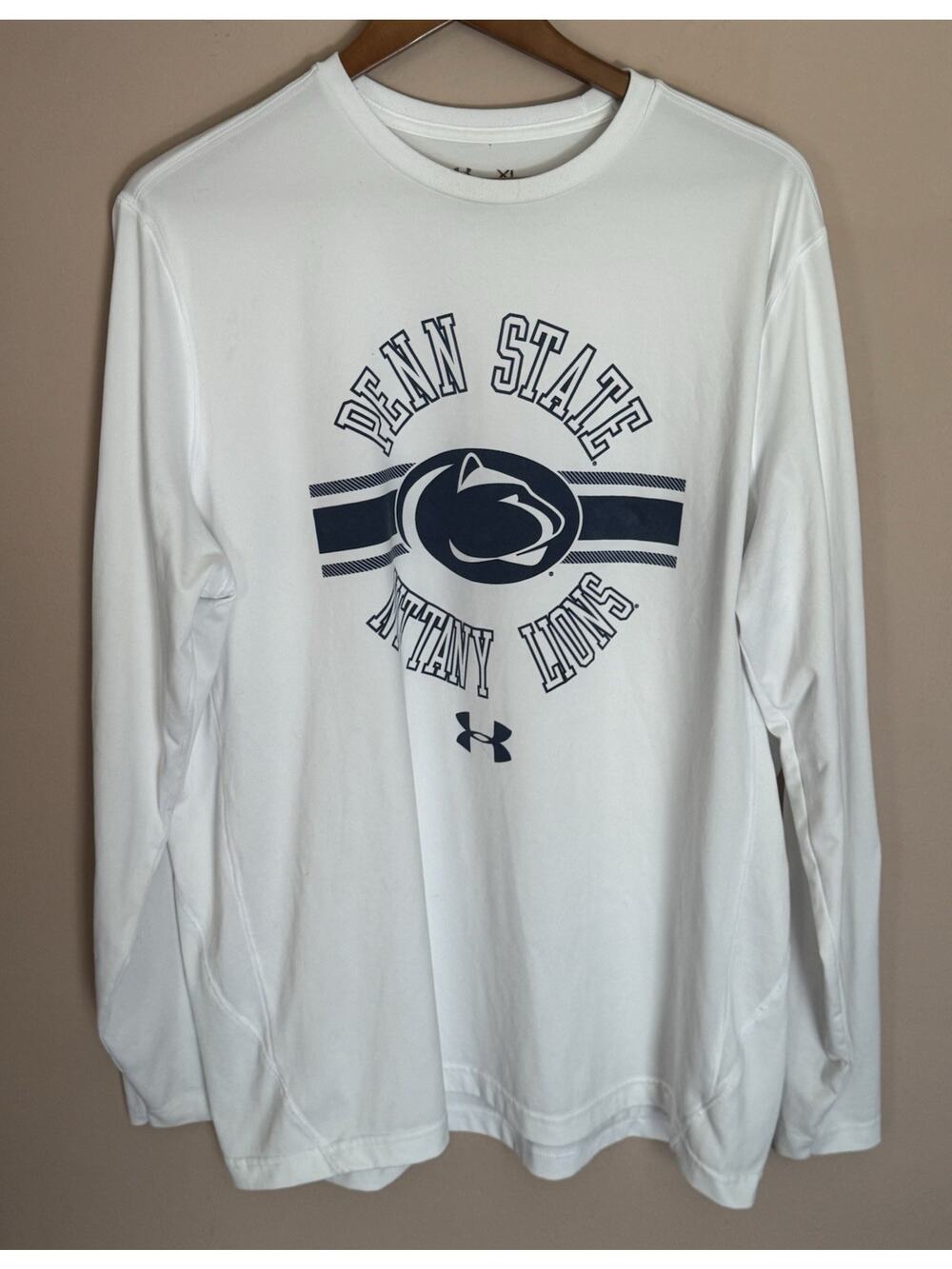 Under Armour Penn State Nittany Lions HeatGear Shirt XL White NCAA